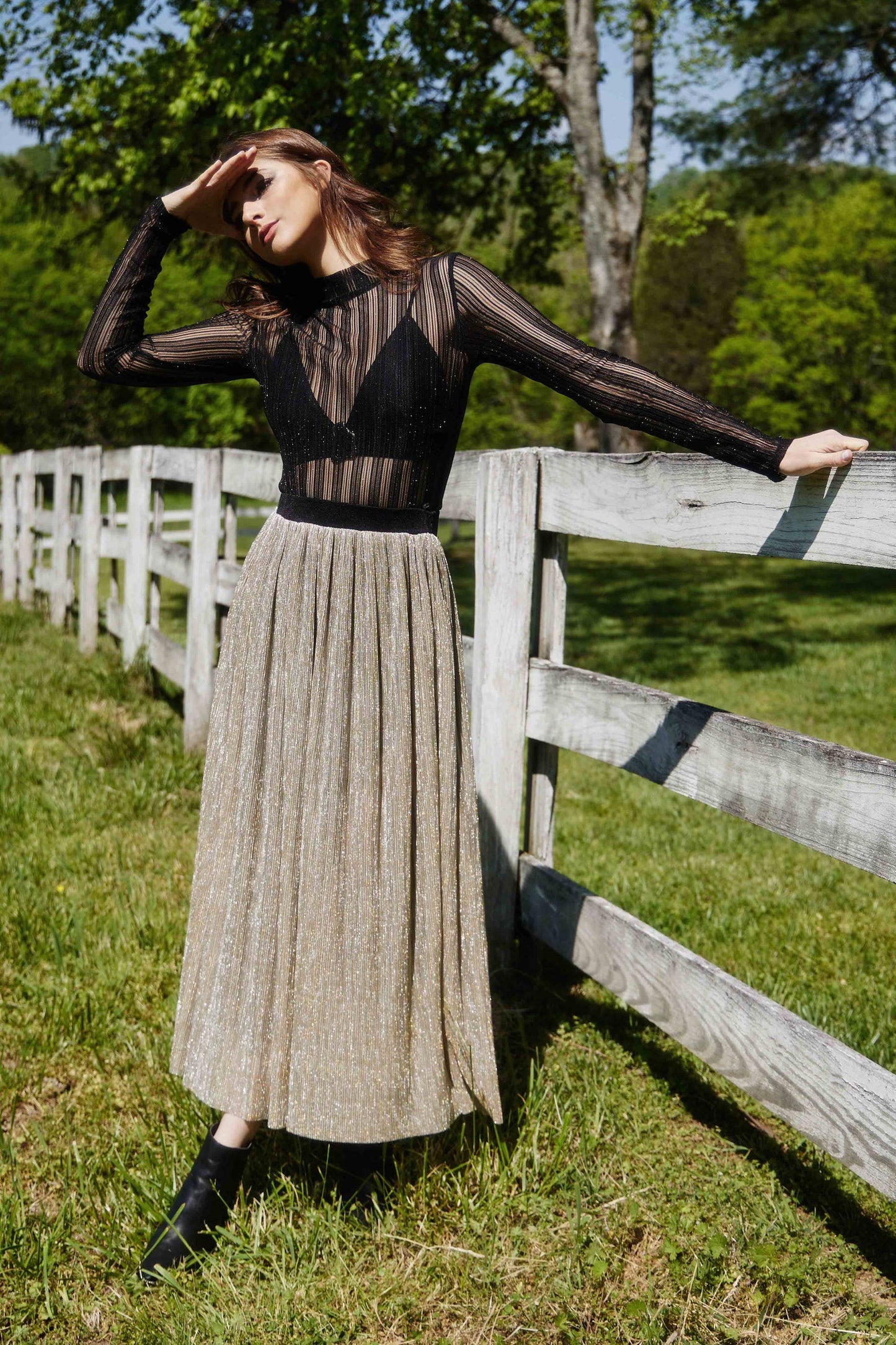 Midnight Hex Glam Maxi Dress