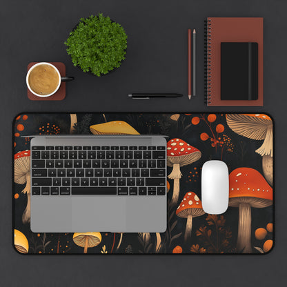 Mushrooms Desk Mat