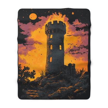 The Tower Sherpa Fleece Blanket