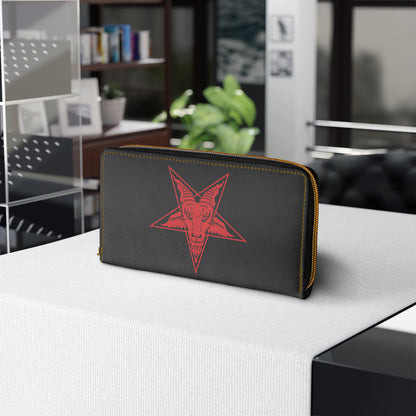 Baphomet Zipper Wallet
