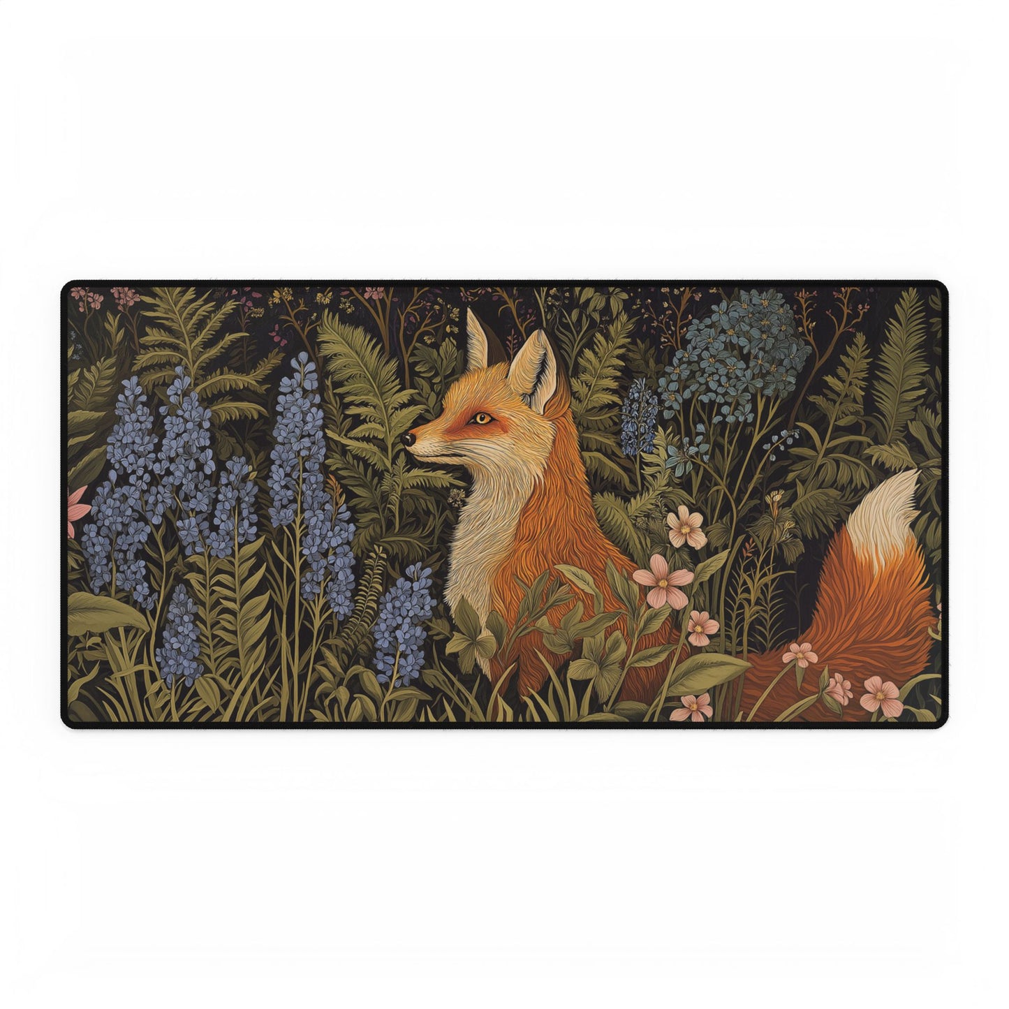 Fox in the Garden Desk Mats