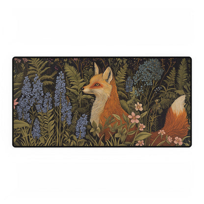 Fox in the Garden Desk Mats