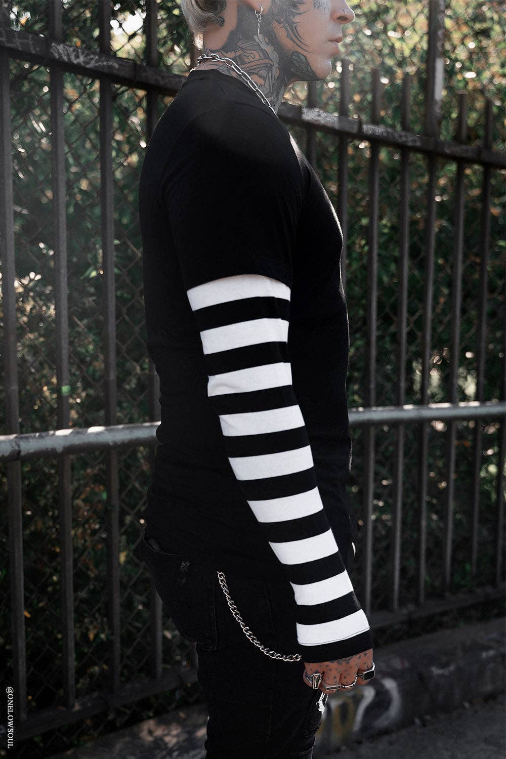 Specter Striped Long Sleeve Shirt