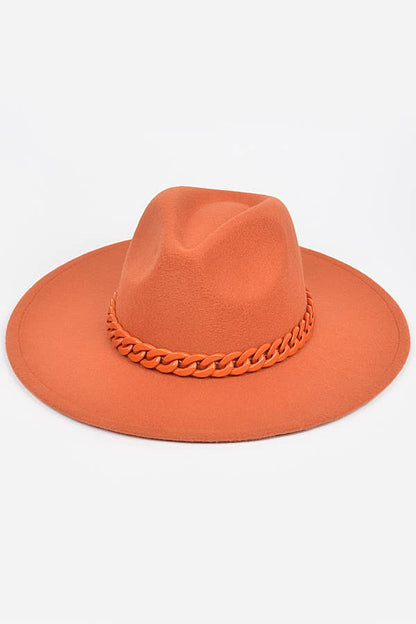 Chain Fedora Hat