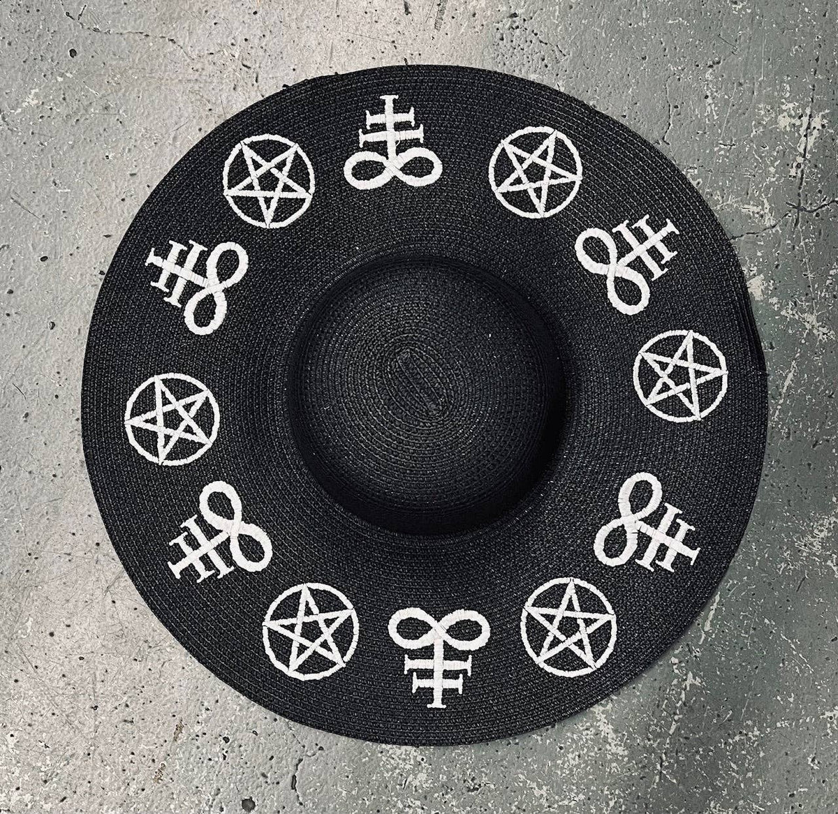 Floppy Sun Hat - XL Brim - Occult