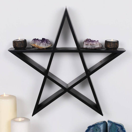 Pentagram Star Wall Shelf