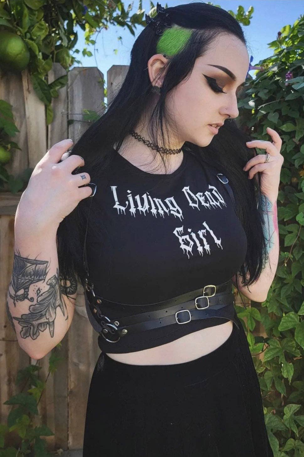 Living Dead Girl Crop Top