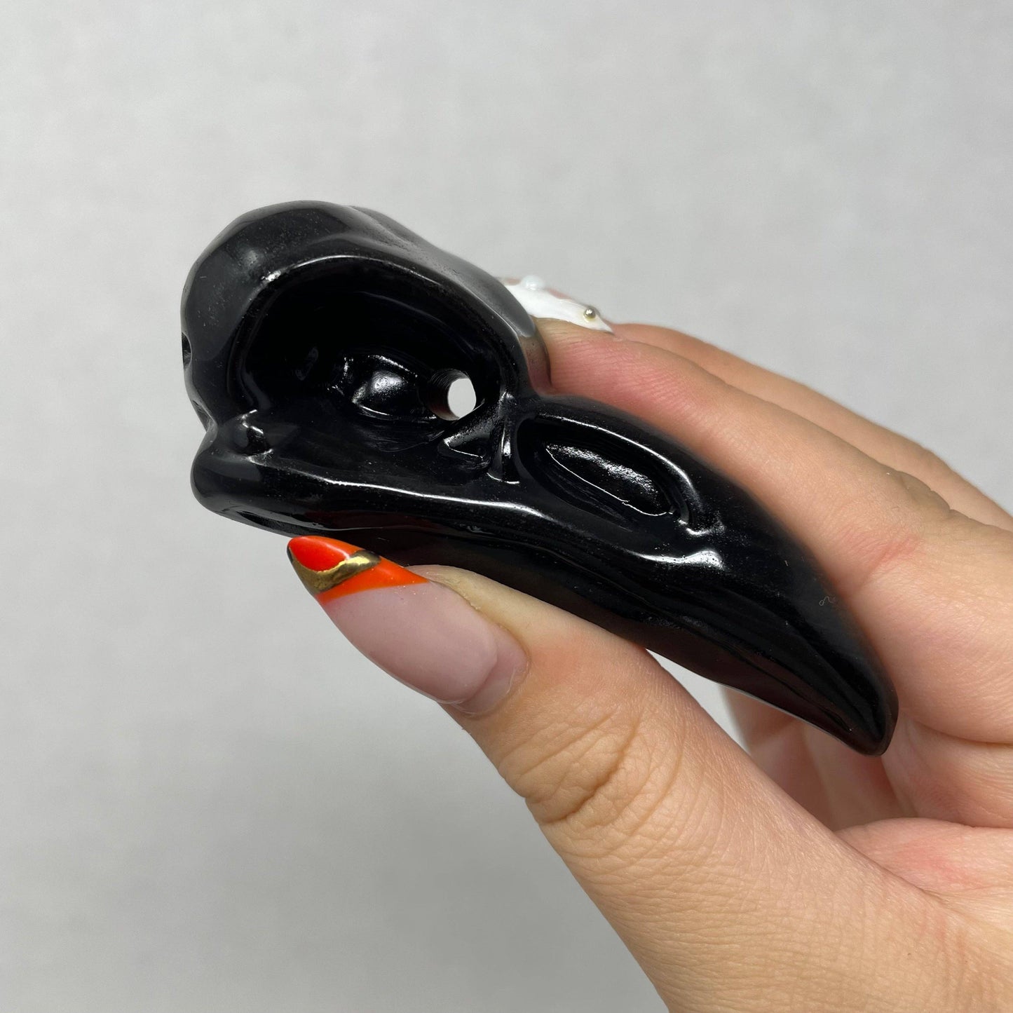 Silver Sheen Obsidian Raven