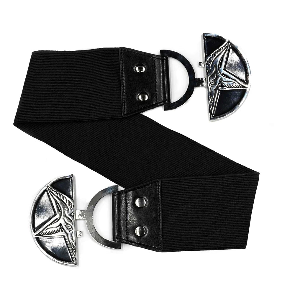 Goat Head Elastic Waist Belt