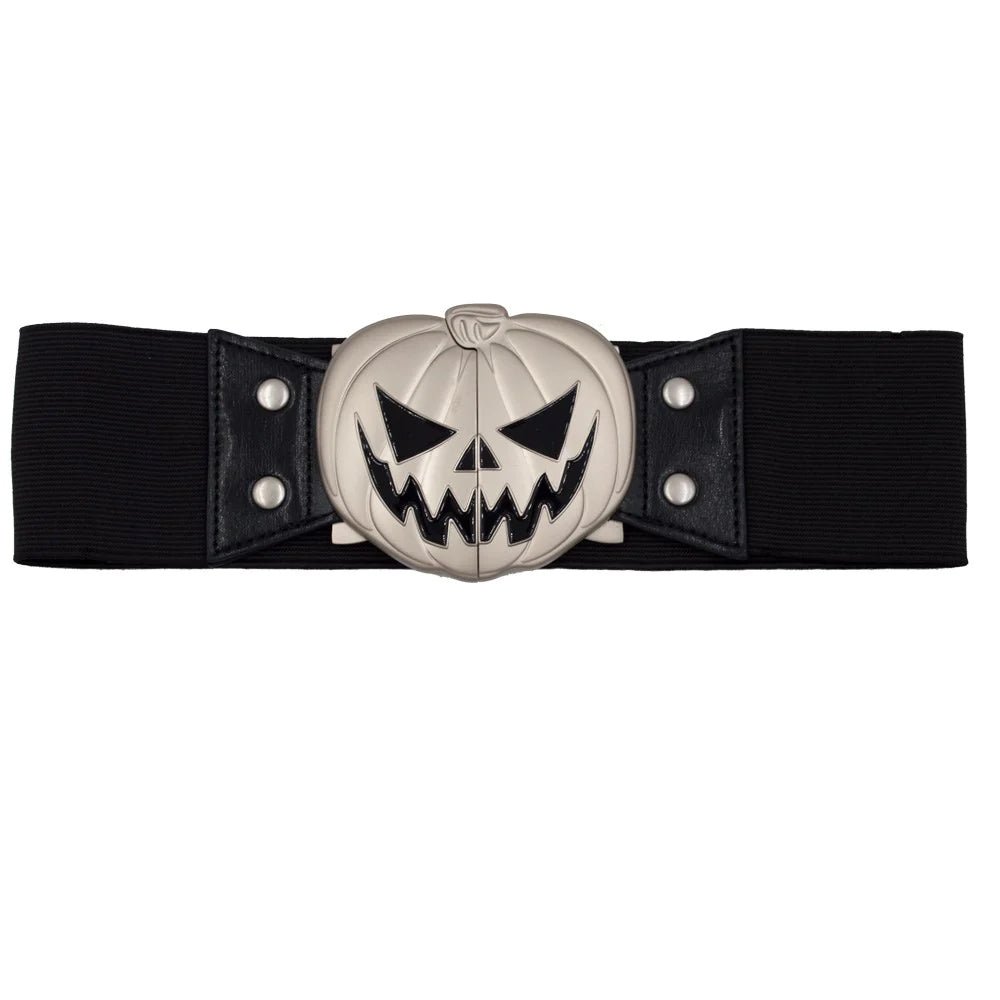 Trick or Treat Pumpkin Elastic Waist Belt