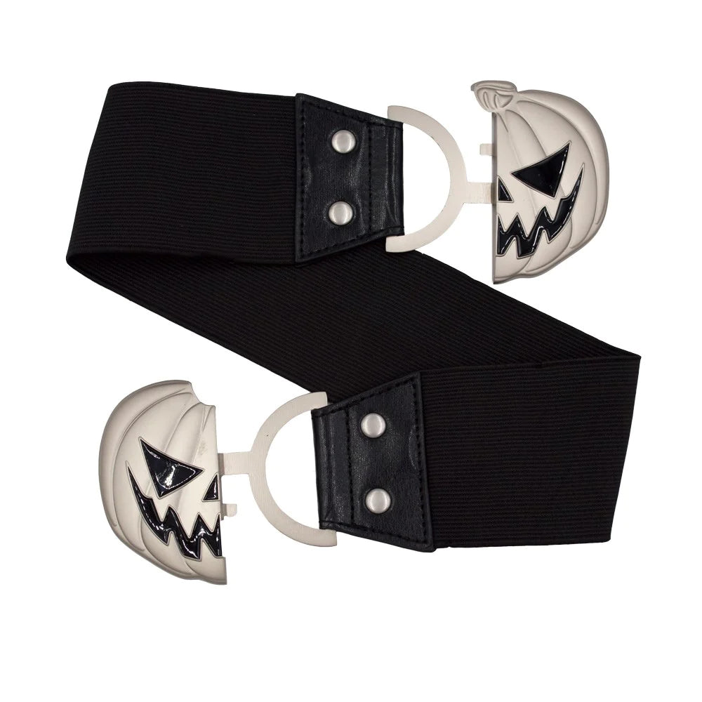 Trick or Treat Pumpkin Elastic Waist Belt