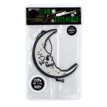 Skull Crescent Moon Glow In The Dark Freshener