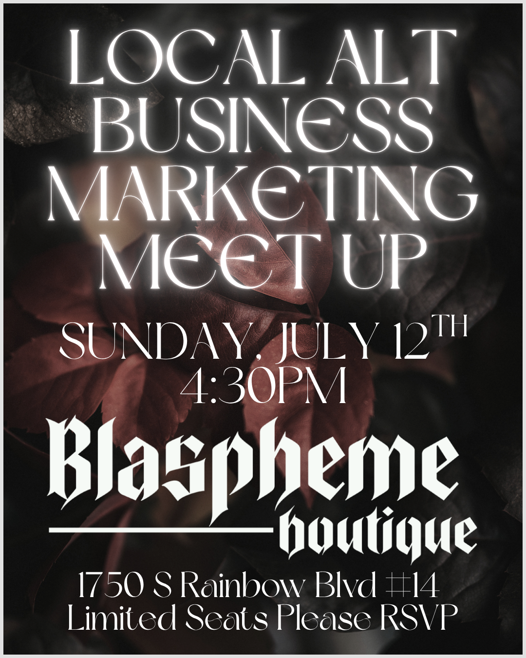 LOCAL ALT BUSINESS MARKETING MEET UP