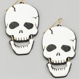 Skull Drop Earrings