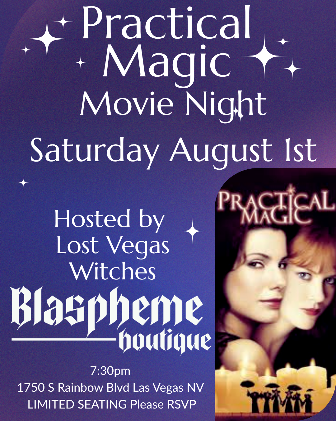 Lost Vegas Witches Movie Night
