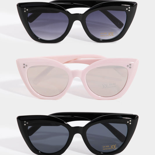 Thick Frame Cat Eye Sunglasses