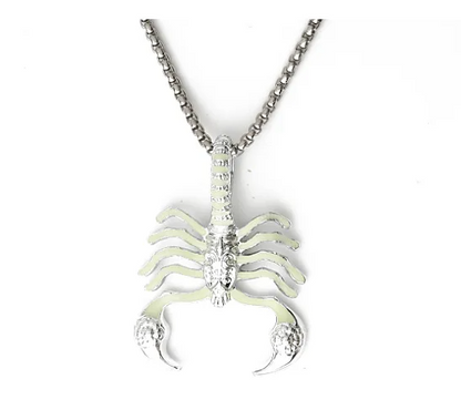 Scorpion Necklace Glow In The Dark