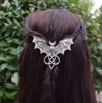 Celtic Bat Hair Clip