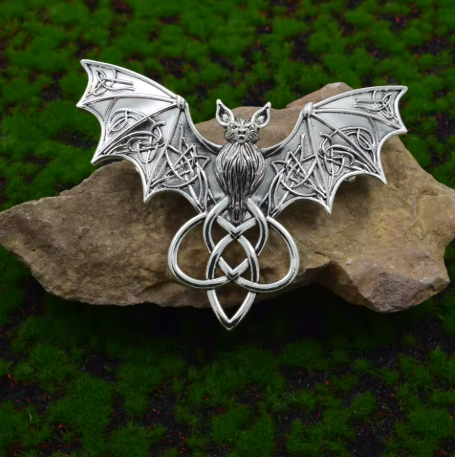 Celtic Bat Hair Clip