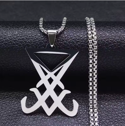 Lucifer's Sigil Stainless Steel Necklace