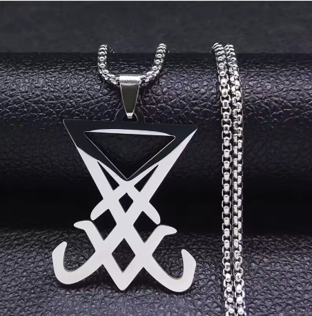 Lucifer's Sigil Stainless Steel Necklace