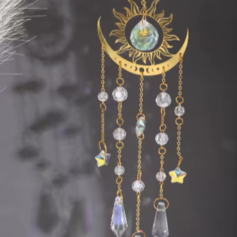 Mystic Sun Crystal Suncatcher