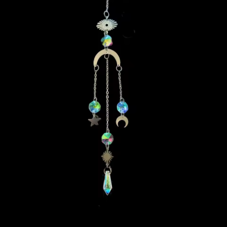 Mystic Lunar Star Suncatcher