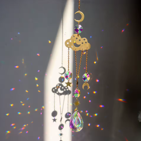 Crescent Cloud Suncatcher