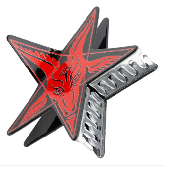Baphomet Star Claw Clip