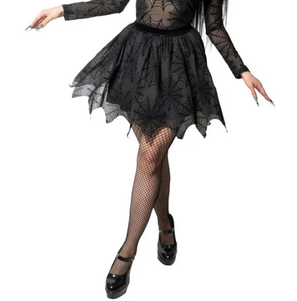 Spiderweb Mesh Tutu Skirt
