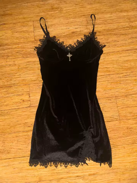 Magdelena Mini Velvet Dress