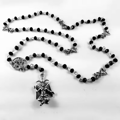 Baphomet Rosary Necklace