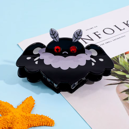 Moth Man Hair Clip
