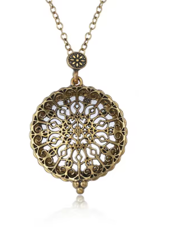 Vintage Magnifying Glass Necklace