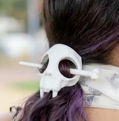 Skull Hair Stick Slide