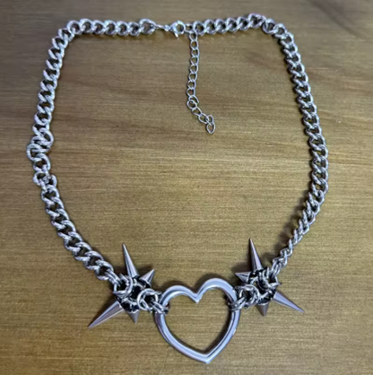 Heart Chain Choker