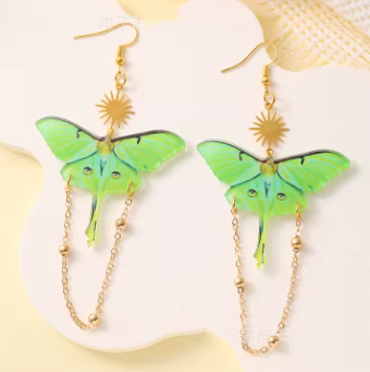 Luna Moth Earrings