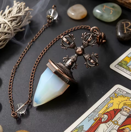Vintage Style Cross Pendulum
