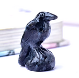 Black Labradorite Crow