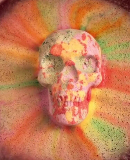 Rainbow Skull Bath Bomb