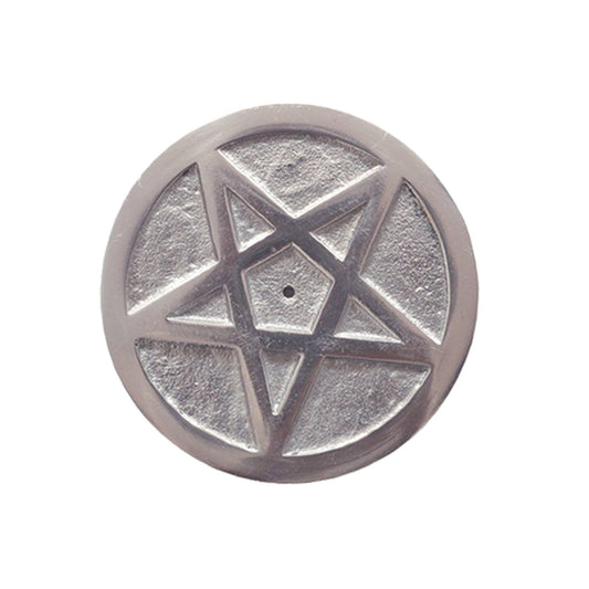 Pentacle Aluminum Disc Incense Ash Catcher