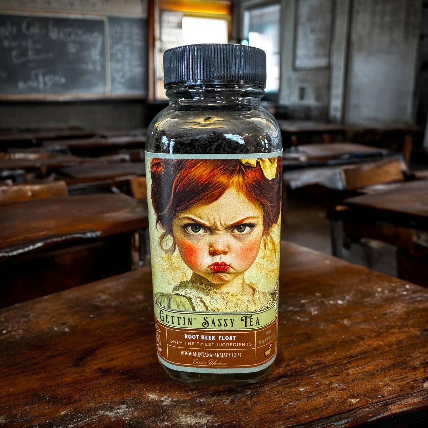 Getting Sassy Vintage Tantrum Child Sassafras root beer Tea