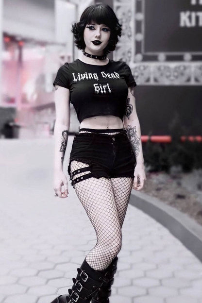 Living Dead Girl Crop Top