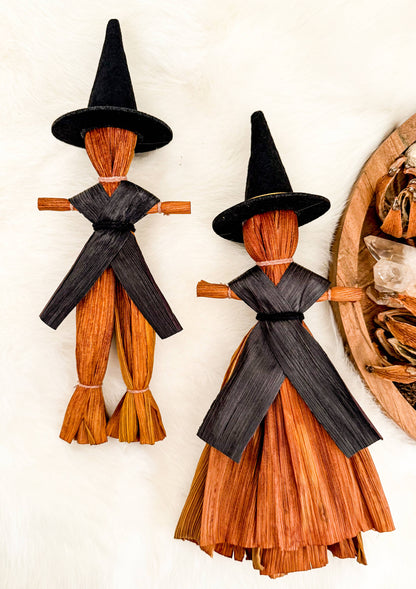 Witch Corn Husk Doll / Samhain Folk Poppet
