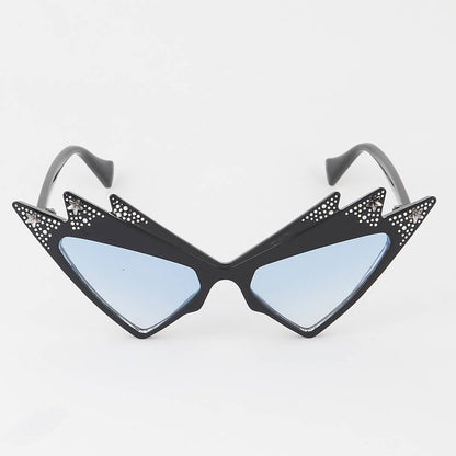 Triple Star Jeweled Cateye Sunglasses