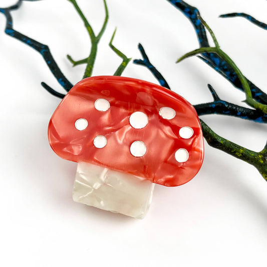 Mushroom  Hair Claw Clip