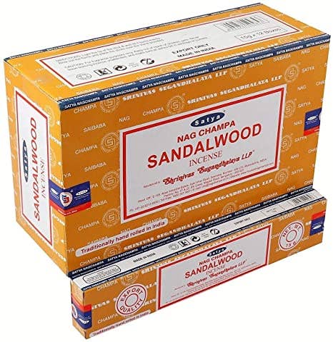 Satya - Golden Sandalwood Incense Sticks (15 g.)