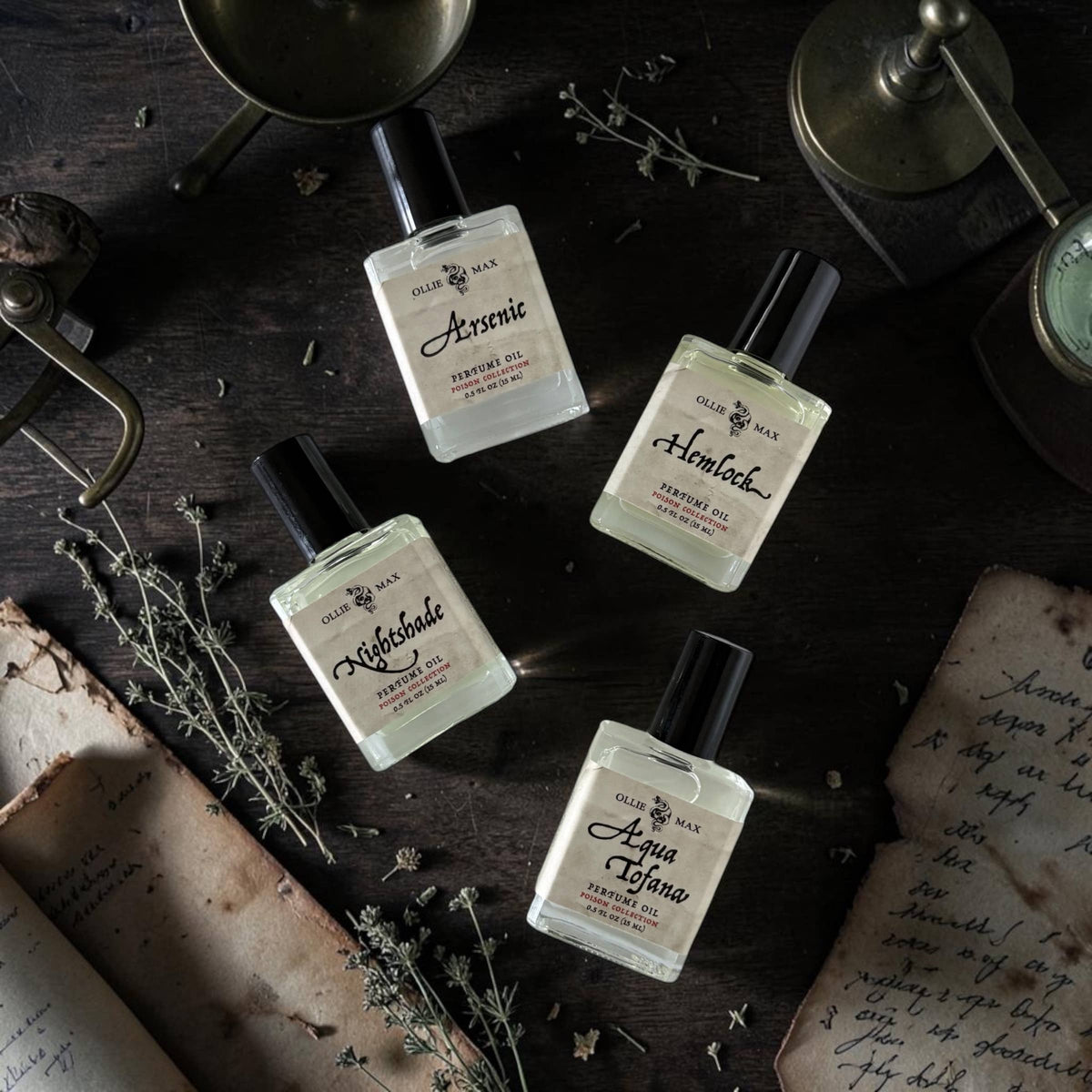 Aqua Tofana Vegan Perfume Oil Poison Collection