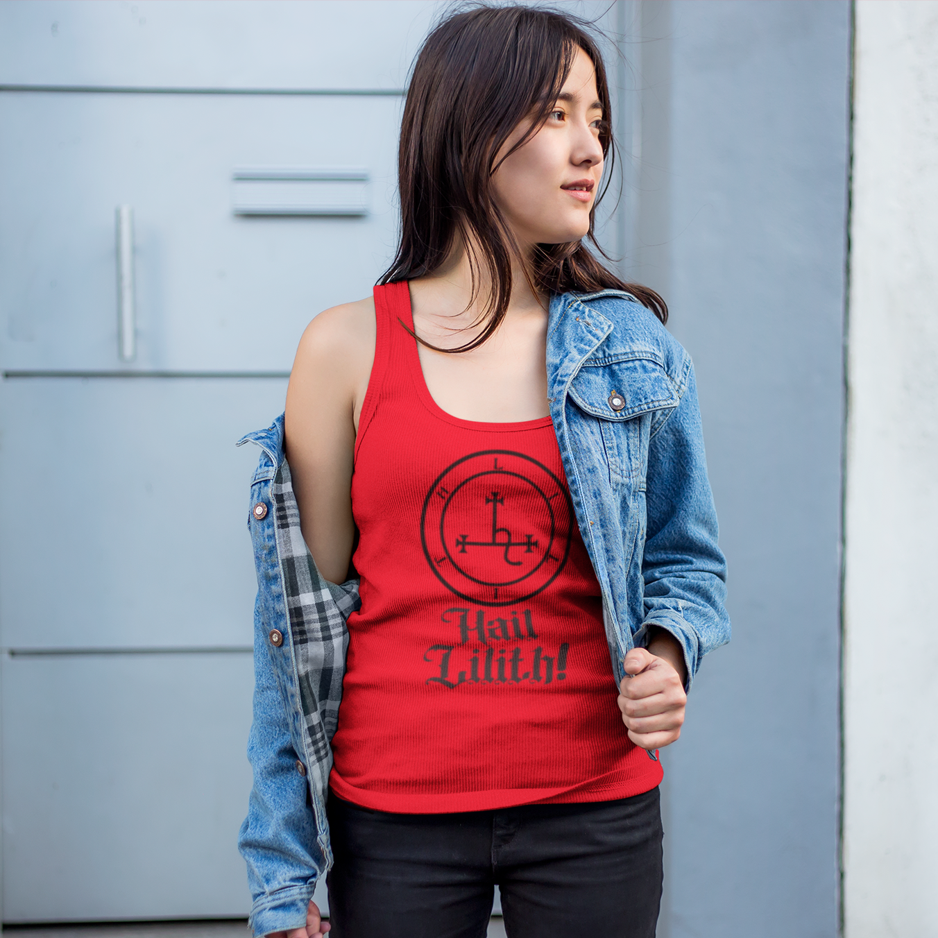 Hail Lilith Racerback Tank