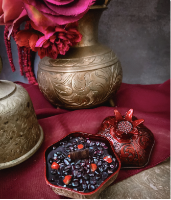 Persephone Pomegranate Candle